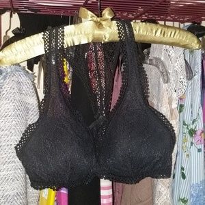 Victoria's Secret Black Lace Sports Bra
